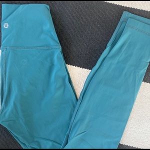 Blue lululemon align leggings
